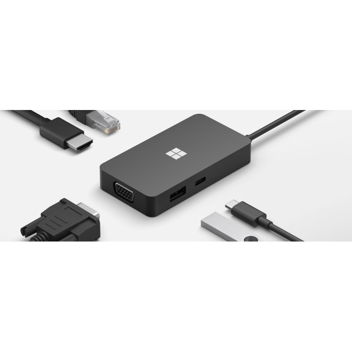 Microsoft 1E4-00003 hub de interface Preto