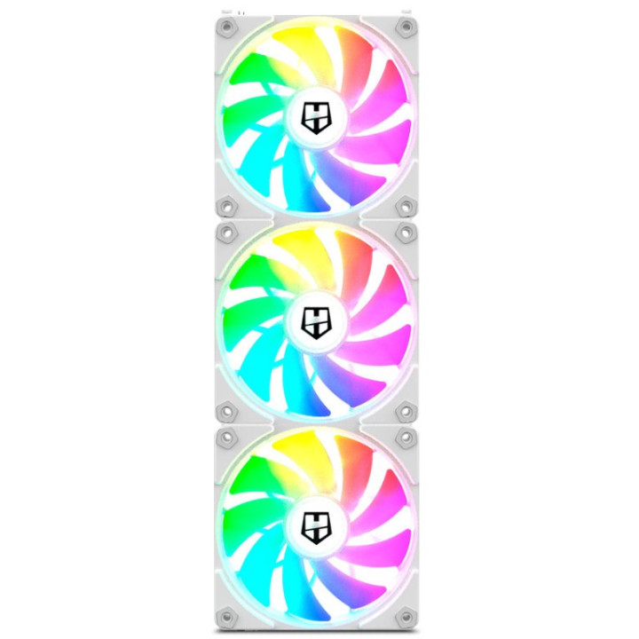 Nox Hummer Easy Link White - Conjunto ventoinhas PWM 1500 RPM 120mm