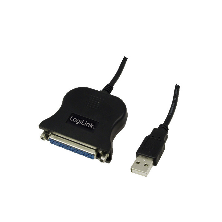 LogiLink UA0054A cabo paralelo 1,8 m Preto