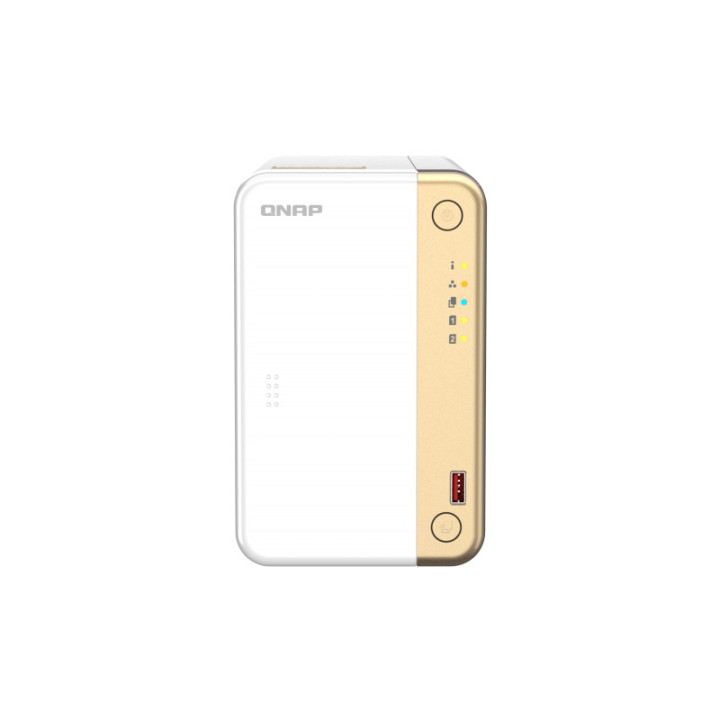 QNAP TS-262 NAS Tower Ethernet LAN Dourado, Branco N4505
