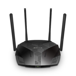 Mercusys MR80X router sem fios Gigabit Ethernet Dual-band (2,4 GHz   5 GHz) Preto