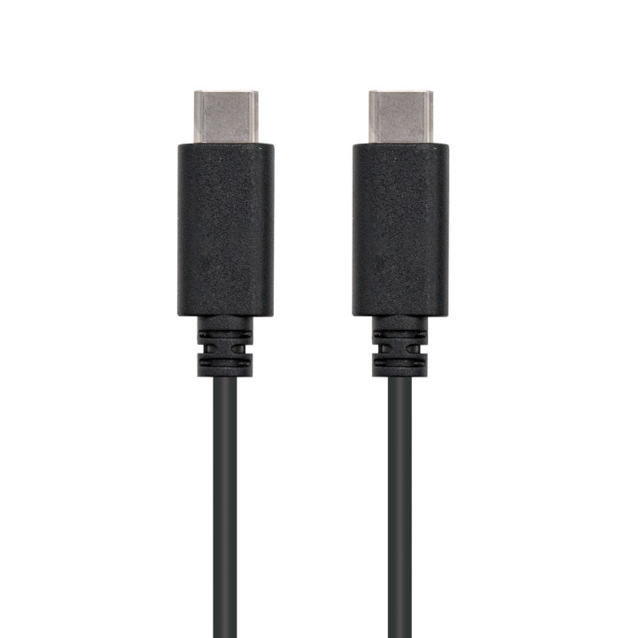 Nanocable USB 2.0, 3m cabo USB USB C Preto