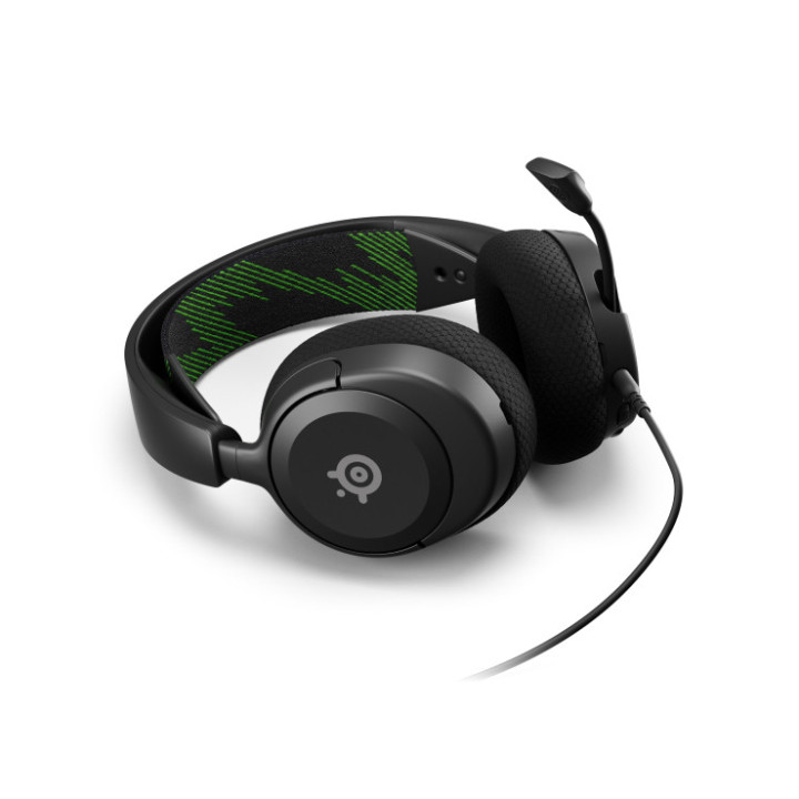 Steelseries ARCTIS NOVA 1X Auscultadores Com fios Fita de cabeça Jogos Preto, Verde