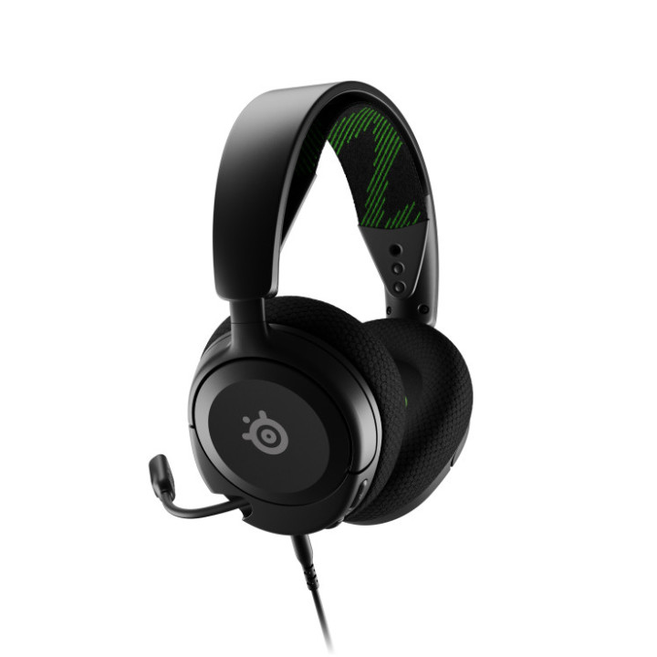 Steelseries ARCTIS NOVA 1X Auscultadores Com fios Fita de cabeça Jogos Preto, Verde