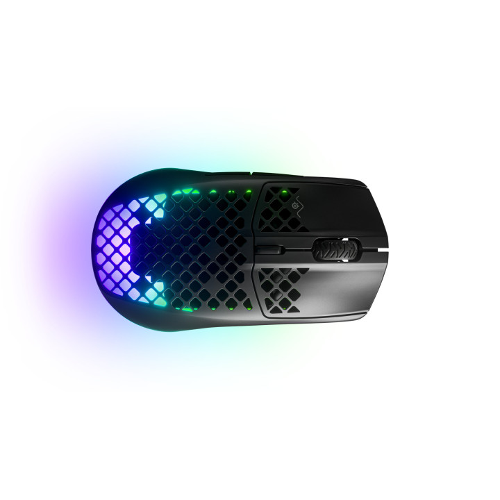 Steelseries Aerox 3 Wireless rato Mão direita RF Wireless + Bluetooth Ótico 18000 DPI