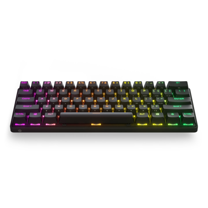 Steelseries Apex Pro Mini Wireless teclado USB + RF Wireless + Bluetooth QWERTY Inglês (Estados Unidos) Preto
