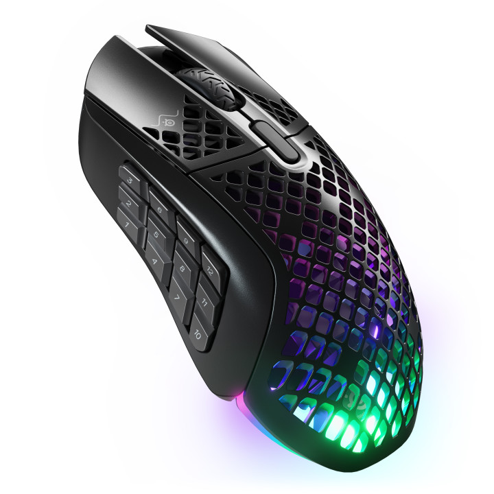 Steelseries Aerox 9 rato Ambidestro RF Wireless + Bluetooth Ótico 18000 DPI