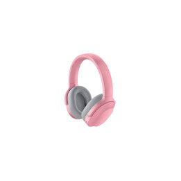 Razer RZ04-03790300-R3M1 auscultador Auscultadores Sem fios Fita de cabeça Jogos USB Type-C Bluetooth Cinzento, Rosa