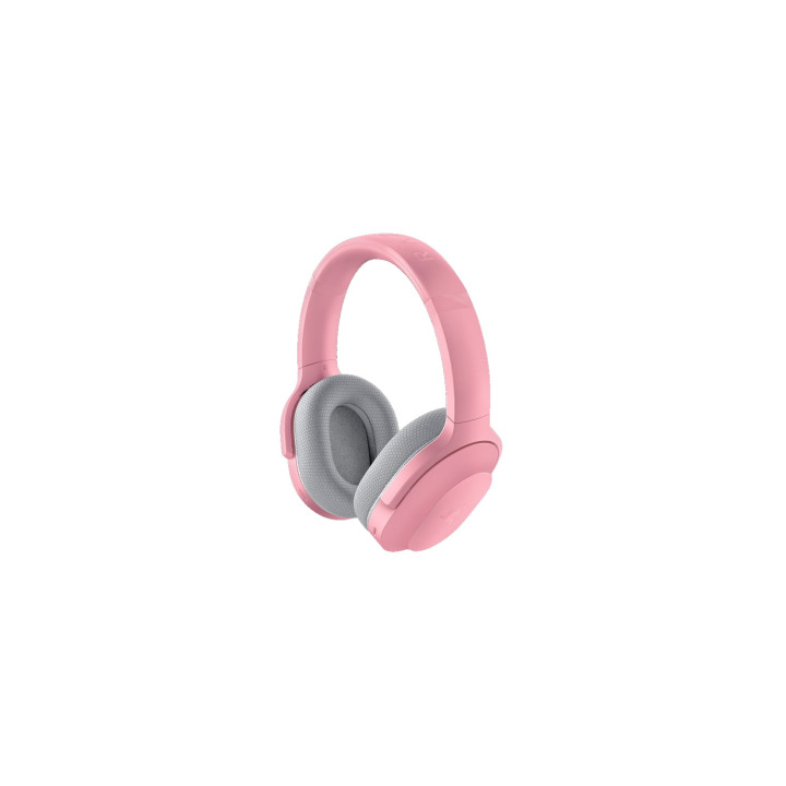 Razer RZ04-03790300-R3M1 auscultador Auscultadores Sem fios Fita de cabeça Jogos USB Type-C Bluetooth Cinzento, Rosa