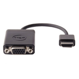 DELL DAUBNBC084 adaptador de cabo de vídeo 0,17 m HDMI VGA (D-Sub) Preto