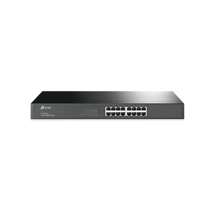 TP-Link TL-SG1016 Não-gerido Gigabit Ethernet (10 100 1000) 1U Preto
