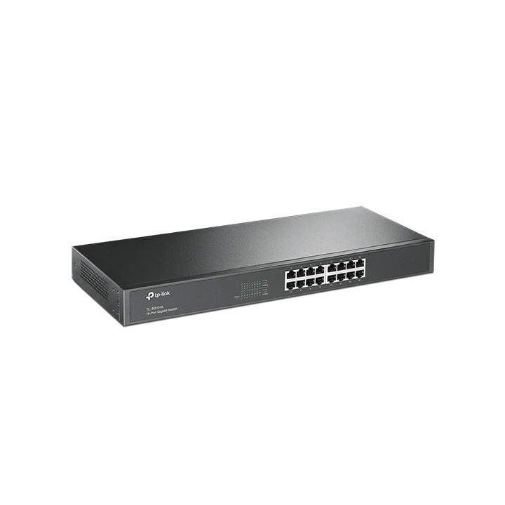 TP-Link TL-SG1016 Não-gerido Gigabit Ethernet (10 100 1000) 1U Preto