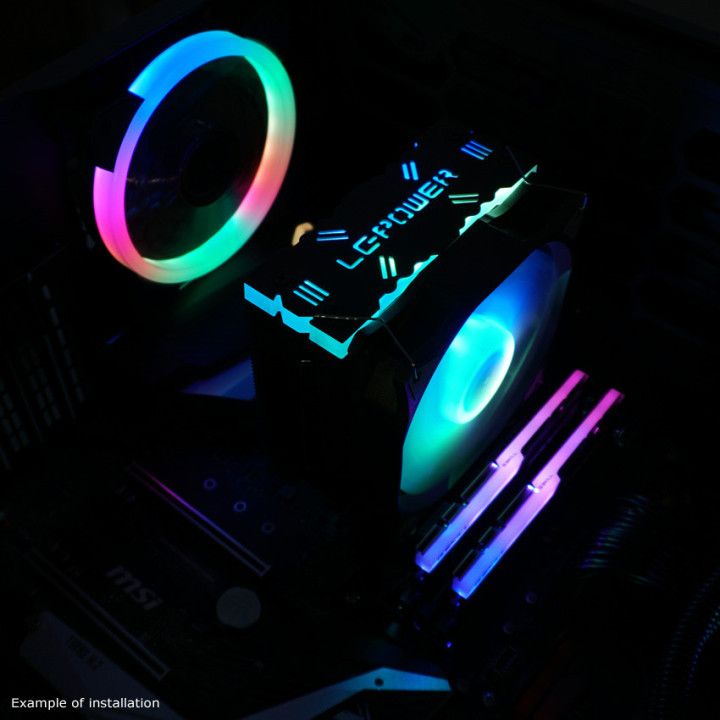 Cooler LC-Power LC-CC-120-RGB  FAN 120mm RGB