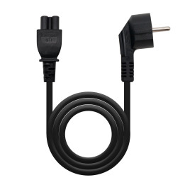 Nanocable 10.22.0302 cabo de energia Preto 1,5 m CEE7 7 Acoplador C5