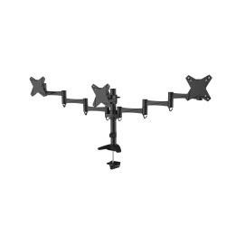 Suporte Secretária Napofix 3 monitores 13"-21.5" com braço