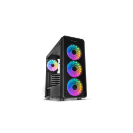 NOX Hummer TGM Midi Tower Preto