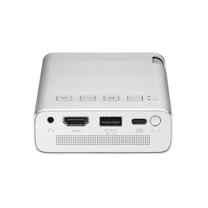 ASUS ZenBeam E1R datashow Projetor de distância normal 200 ANSI lumens LED WVGA (854x480) Prateado