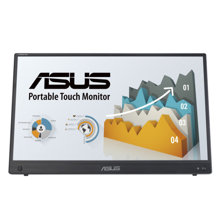 ASUS ZenScreen MB16AHT 39,6 cm (15.6") 1920 x 1080 pixels Full HD Ecrã táctil Preto