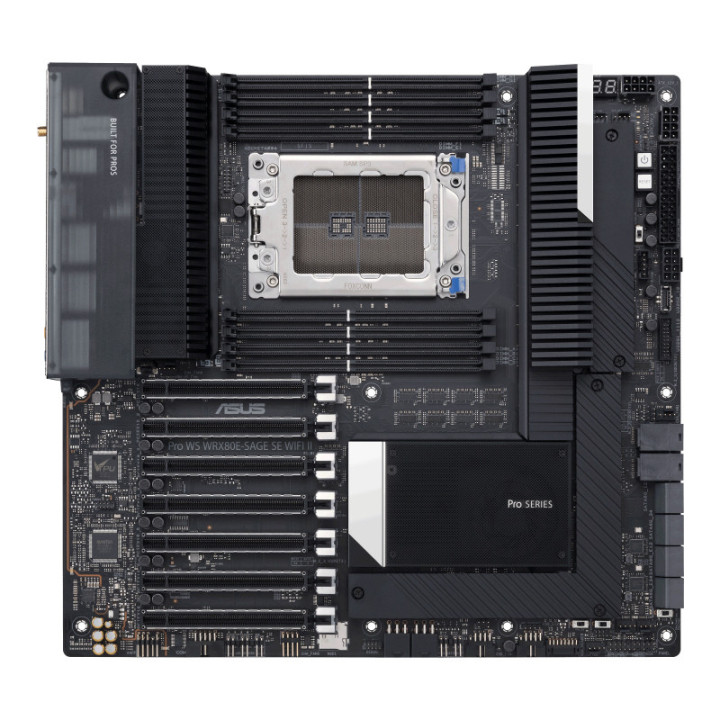 ASUS Pro WS WRX80E-SAGE SE WIFI II AMD WRX80 Ranhura sWRX8 ATX extensível