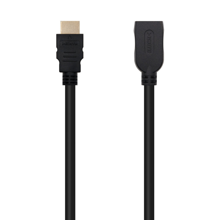 Nanocable 10.15.1012 cabo HDMI 2 m HDMI Type A (Standard) Preto