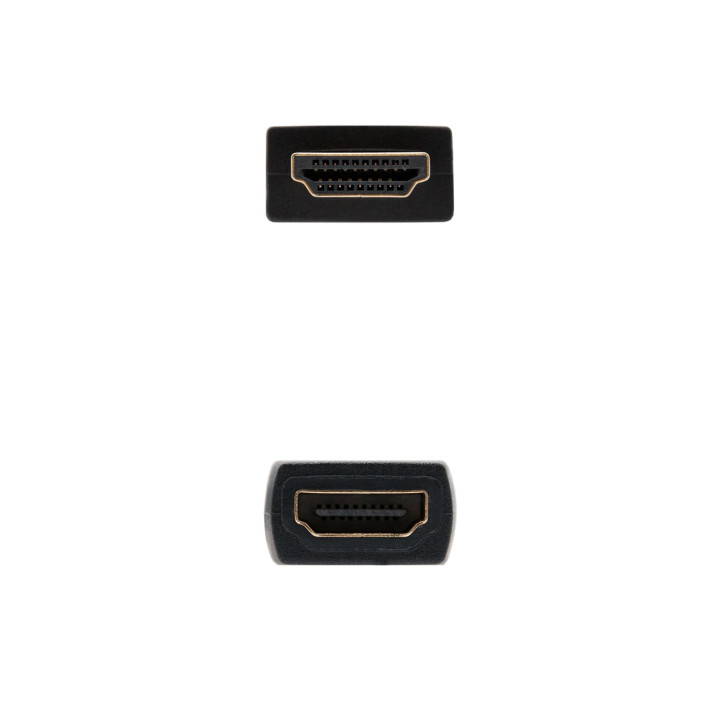 Nanocable 10.15.1012 cabo HDMI 2 m HDMI Type A (Standard) Preto