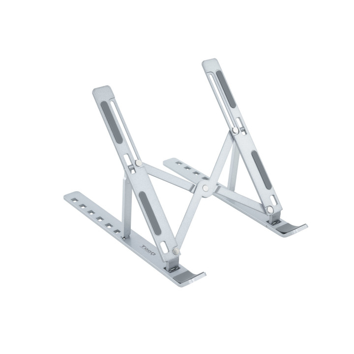 TooQ TQLRS0035-AL Suporte para Computadores Portáteis Suporte para computador portátil Prateado 38,1 cm (15")