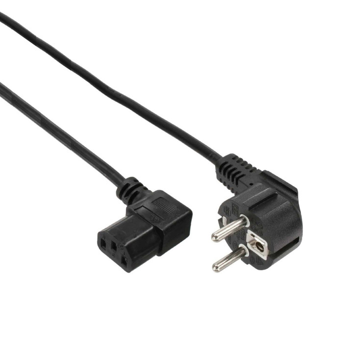 Ewent EC1910 cabo de energia Preto 1,8 m Acoplador C13 Ficha de alimentação tipo F