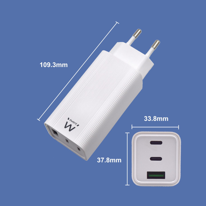 Ewent EW1323 carregador de dispositivos móveis Branco Interior