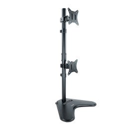 TooQ DB1703TNV-B montagem e suporte para monitores 81,3 cm (32") Preto Secretária