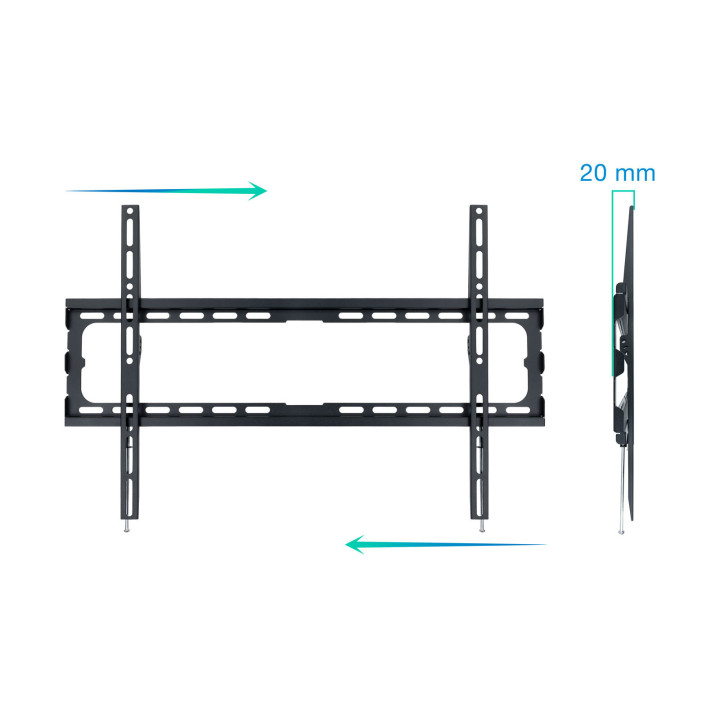 TooQ LP1080F-B suporte para TV 2,03 m (80") Preto