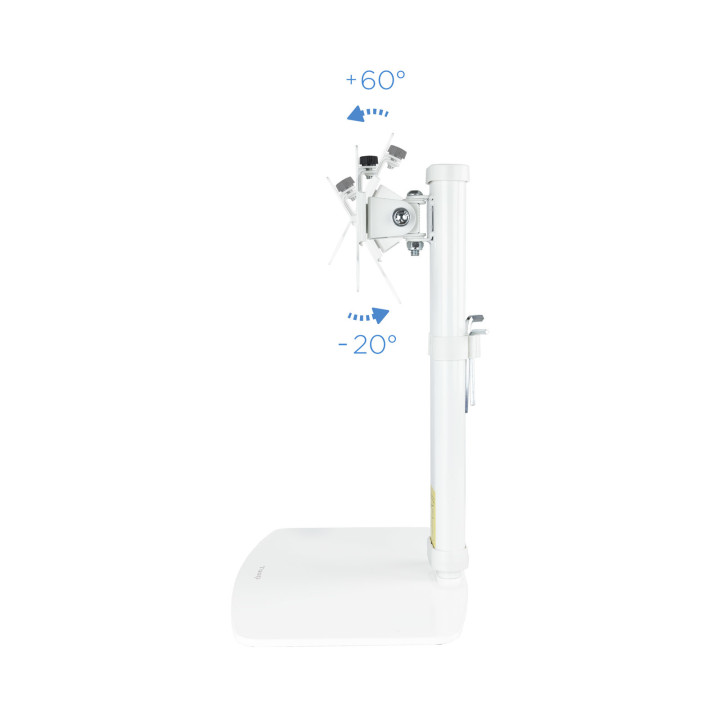 TooQ DB1127TN-W montagem e suporte para monitores 68,6 cm (27") Branco Secretária