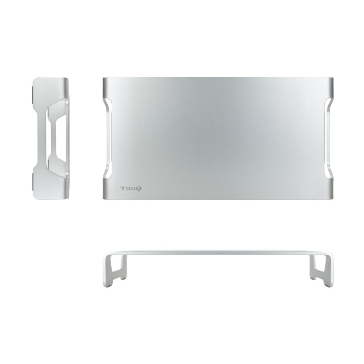 TooQ TQMR0004 montagem e suporte para monitores 33 cm (13") Prateado Secretária