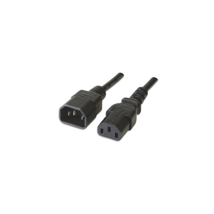 Ewent EC1913 cabo de energia Preto 1,8 m Acoplador C14 Acoplador C13