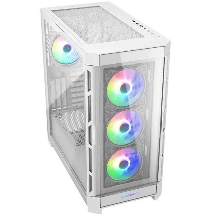 Caixa ATX COUGAR Gaming Duoface PRO RGB Branco