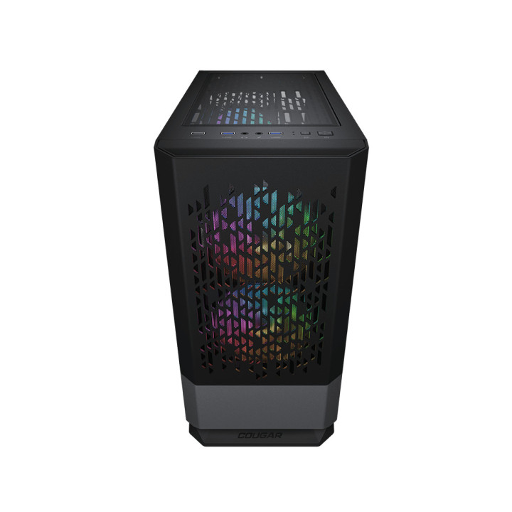 Caixa mATX COUGAR Gaming MG140 Air RGB Black Cristal