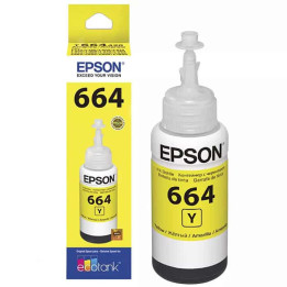 Recarga de Tinta Original Epson T6644 Ecotank Amarelo