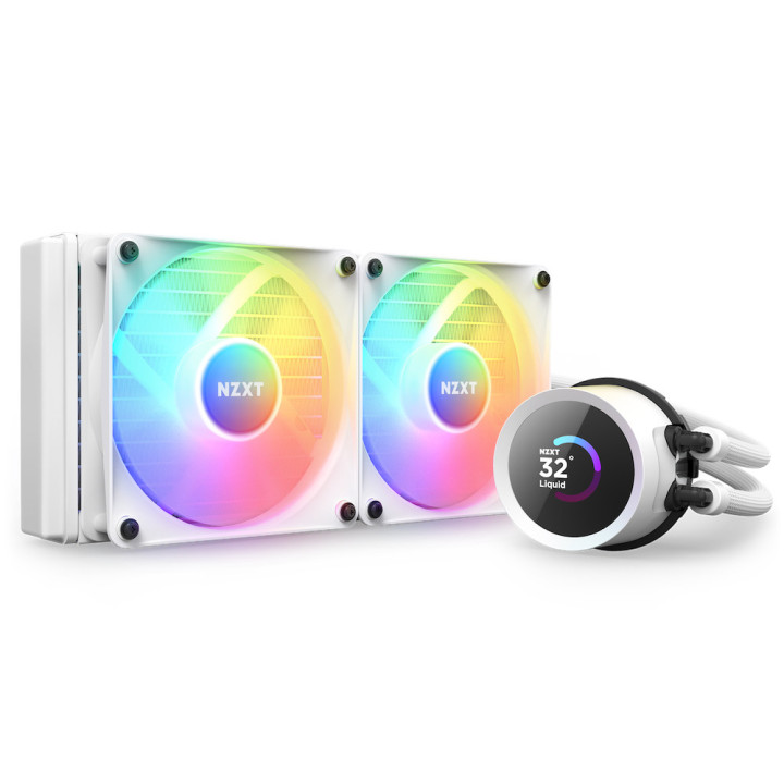 NZXT Kraken 240 RGB Processador Refrigerador líquido all-in-one 12 cm Branco 1 unidade(s)