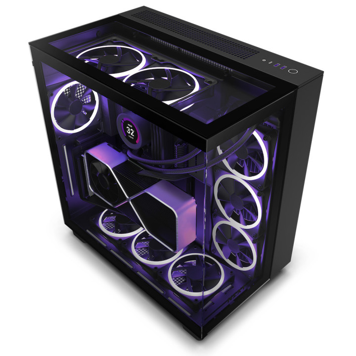 NZXT H9 Elite Midi Tower Preto