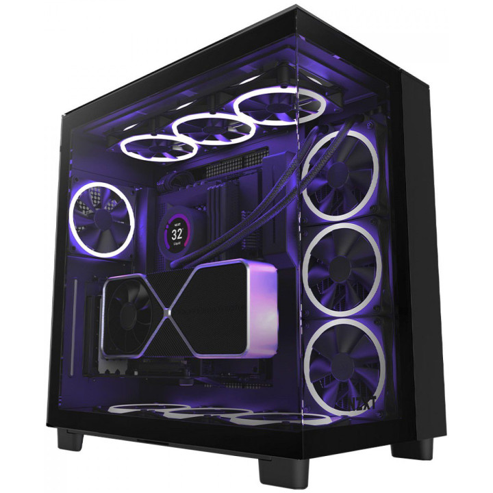 Caixa ATX NZXT H9 Elite Preta Vidro Temperado