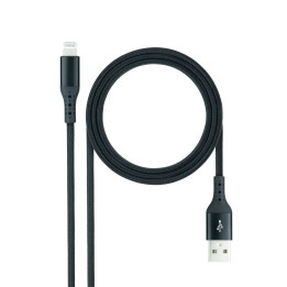 Nanocable 10.10.0401-COBK cabo Lightning 1 m Preto