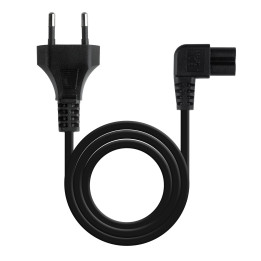 TooQ 10.22.0502 cabo de energia Preto 1,8 m CEE7 16 Acoplador C7
