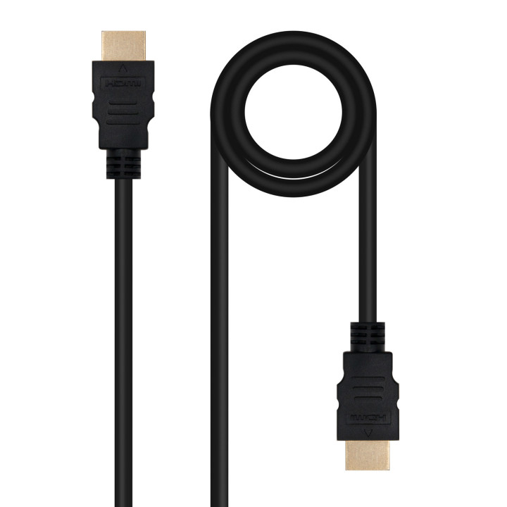 Nanocable 10.15.3800 cabo HDMI 0,5 m HDMI Type A (Standard) Preto