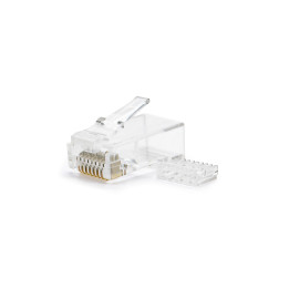 Nanocable 10.21.0201-100 conector RJ-45 Transparente