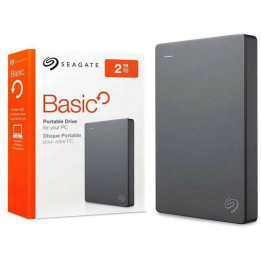 Disco Externo Seagate Basic 2TB 2.5 USB 3.1 Prateado