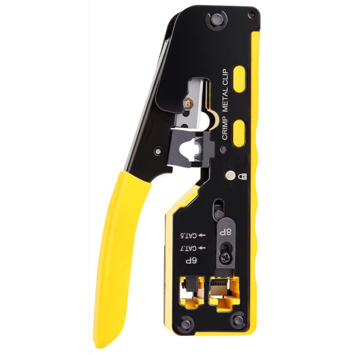 Alicate de Cravar Ewent CAT.5e/CAT.6/CAT.6A/CAT.7 e RJ11/12