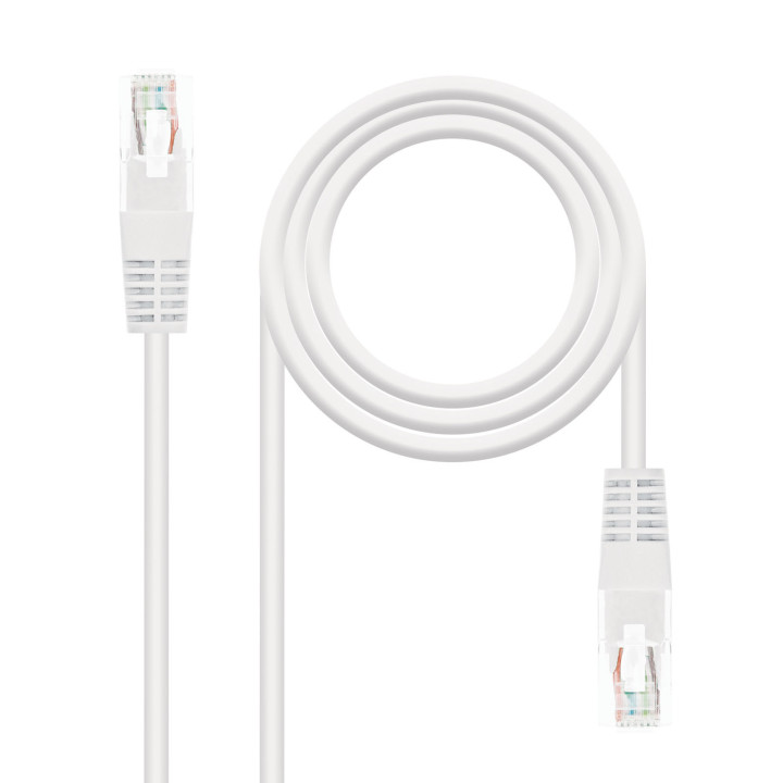 Nanocable 10.20.0102-W cabo de rede Branco 2 m Cat5e U UTP (UTP)