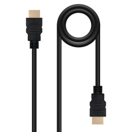 Nanocable 10.15.1700 cabo HDMI 1 m HDMI Type A (Standard) Preto