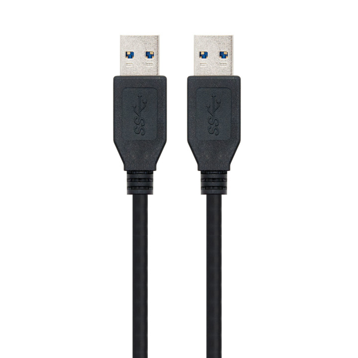 Nanocable 10.01.1001-BK cabo USB 1 m USB 3.2 Gen 1 (3.1 Gen 1) USB A Preto
