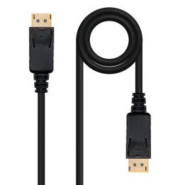 Nanocable 10.15.2300 cabo DisplayPort 0,5 m Preto