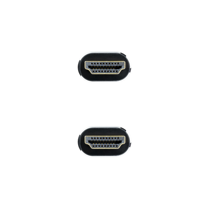 Nanocable 10.15.8000 cabo HDMI 0,5 m HDMI Type A (Standard) Preto